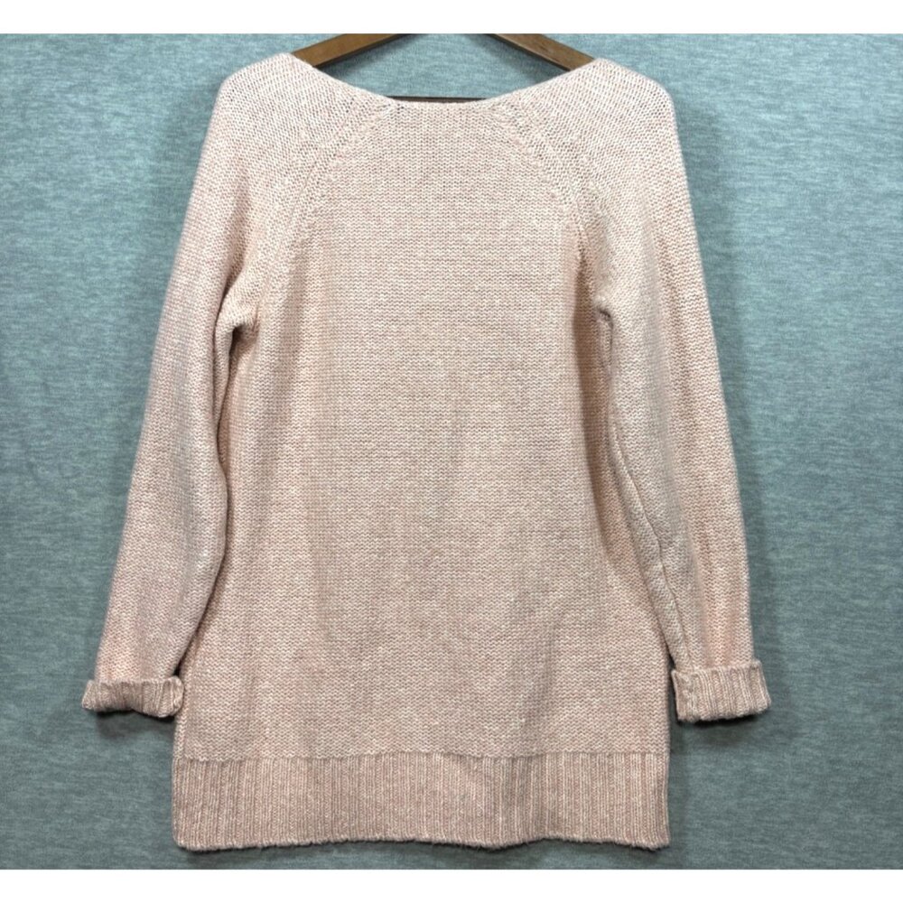 Lauren Ralph Lauren‎ Womens Sweater M Pink Knit Sweater Pullover - Picture 4 of 4